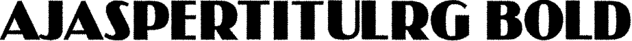 aJasperTitulRg Bold font - JASPER_9.ttf