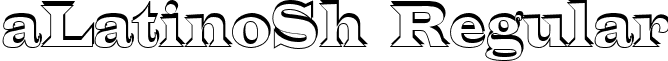 aLatinoSh Regular font - LATINO_1.ttf