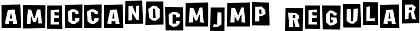 aMeccanoCmJmp Regular font - a.ttf