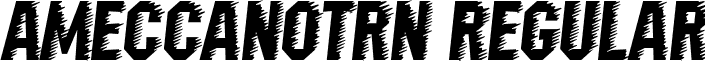 aMeccanoTrn Regular font - a.ttf