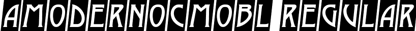 aModernoCmObl Regular font - MODERN_4.ttf