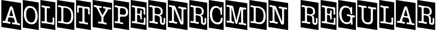 aOldTyperNrCmDn Regular font - OLDTYP_5.ttf