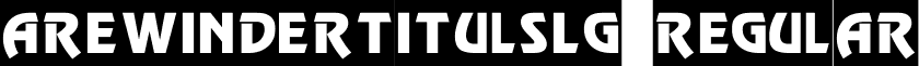 aRewinderTitulSlg Regular font - REWIN_14.ttf