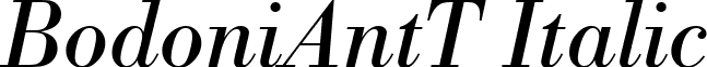 BodoniAntT Italic font - BodoniAntTItalic.ttf