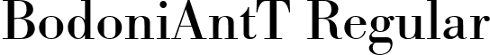 BodoniAntT Regular font - BodoniAntT.ttf