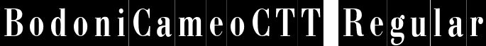 BodoniCameoCTT Regular font - BCC57__C.ttf