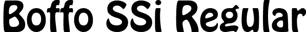 Boffo SSi Regular font - BoffoSSi.ttf