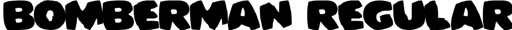 Bomberman Regular font - bm.ttf