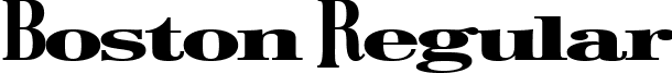 Boston Regular font - BostonRegularttstd.ttf