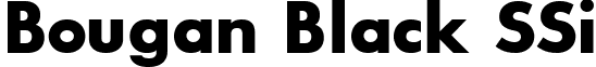 Bougan Black SSi font - BouganBlackSSiBold.ttf