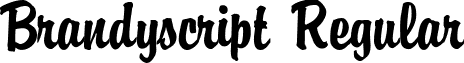 Brandyscript Regular font - brandys.ttf