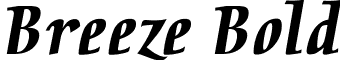 Breeze Bold font - BREEZEB.ttf