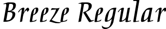 Breeze Regular font - Breeze Regular.ttf