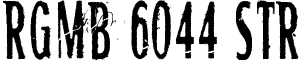 RGMB 6044 Str font - RGMB 6044 Str.ttf