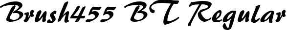 Brush455 BT Regular font - BRUS445N.ttf