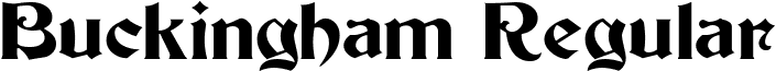 Buckingham Regular font - buckgm.ttf