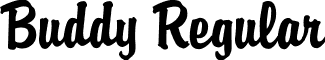 Buddy Regular font - buddy.ttf