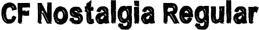 CF Nostalgia Regular font - CFNostalgia-Regular.ttf