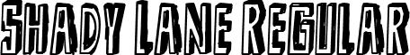 Shady Lane Regular font - Shady Lane.ttf
