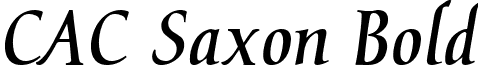 CAC Saxon Bold font - CACSB___.ttf