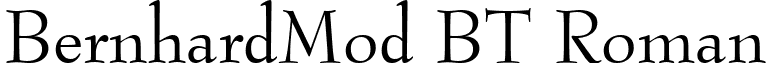 BernhardMod BT Roman font - bernhard modern bt.ttf