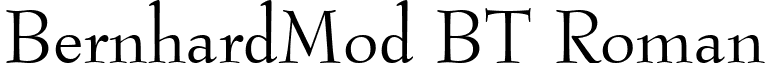 BernhardMod BT Roman font - BernhardModBTRoman.ttf