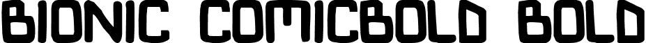Bionic ComicBold Bold font - biocomb.ttf