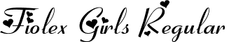 Fiolex Girls Regular font - dahot2.Filxgirl.ttf