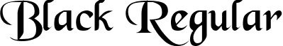 Black Regular font - BlackRegular.ttf