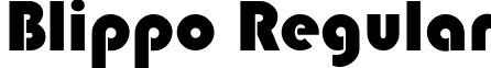 Blippo Regular font - Blippo Regular.ttf