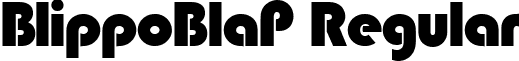 BlippoBlaP Regular font - BlippoBlaP.ttf