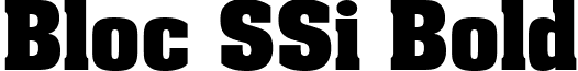 Bloc SSi Bold font - BlocSSiBold.ttf