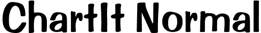 ChartIt Normal font - ChartItNormal.ttf