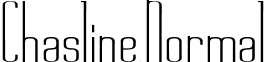 Chasline Normal font - ChaslineNormal.ttf