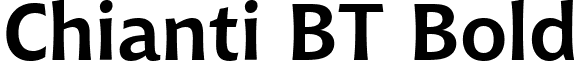 Chianti BT Bold font - tt1212m_.ttf