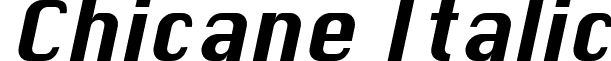 Chicane Italic font - CHICANEI.ttf