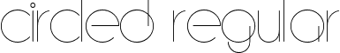 CircleD Regular font - CircleD.ttf