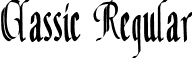 Classic Regular font - ClassicalRegular.ttf