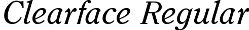 Clearface Regular font - CLEARFA5.ttf