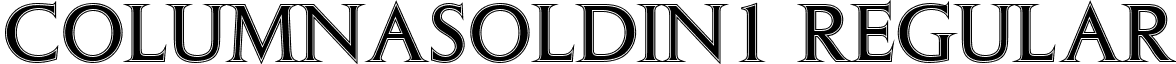 ColumnaSolDIn1 Regular font - ColumnaSolDIn1.ttf