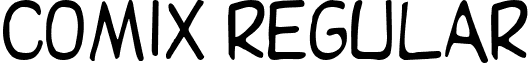 Comix Regular font - CWCOMIXR.ttf