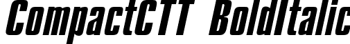 CompactCTT BoldItalic font - CMP68__C.ttf