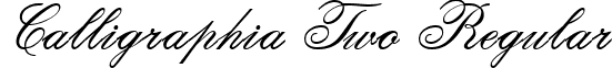 Calligraphia Two Regular font - CalligraphiaTwo.ttf