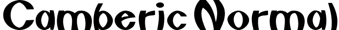 Camberic Normal font - CAMB.ttf