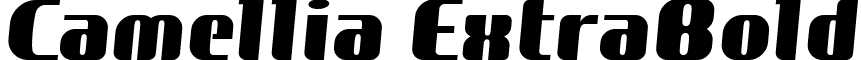 Camellia ExtraBold font - CAMEEB.ttf