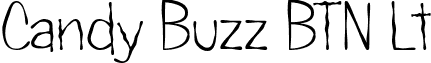 Candy Buzz BTN Lt font - CandyBuzzBTNLt.ttf