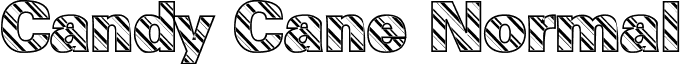 Candy Cane Normal font - CandyCaneNormal.ttf