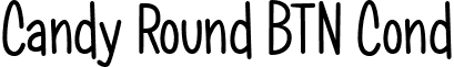 Candy Round BTN Cond font - CandyRoundBTNCond.ttf