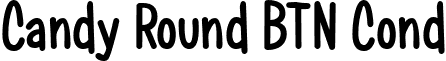 Candy Round BTN Cond font - CandyRoundBTNCondBold.ttf