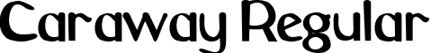 Caraway Regular font - Caraway.ttf